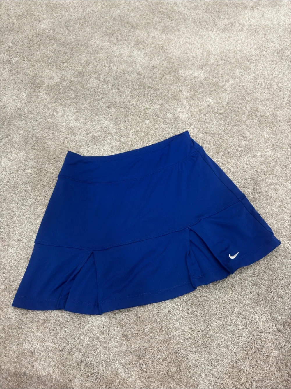 Nike Women’s Cobalt Royal Blue Dri-fit Athletic Pleated Tennis Skort